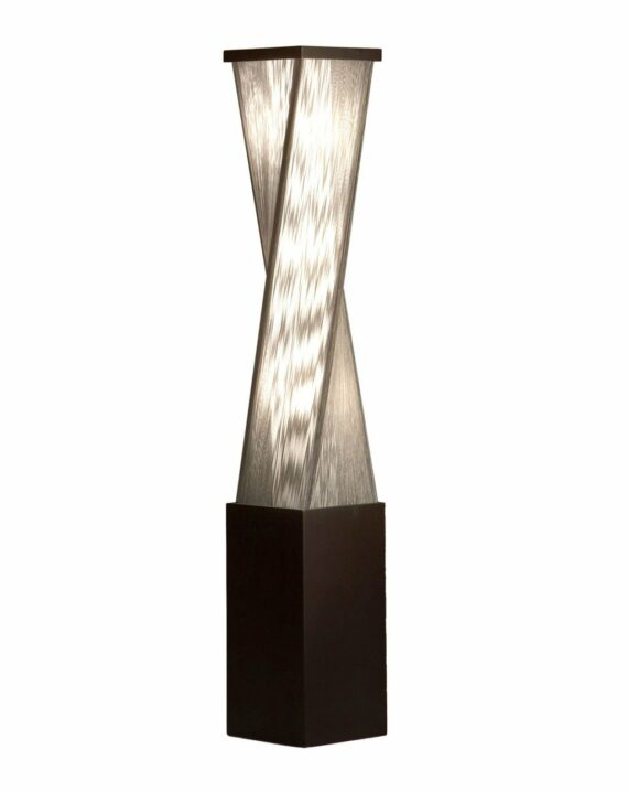 Torque Accent Floor Lamp with a finish of silver