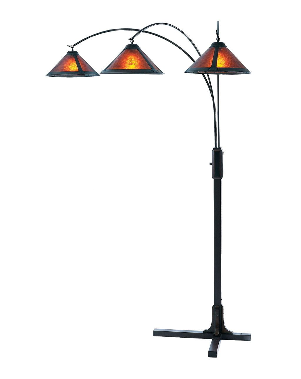 vermomming poeder reptielen Mica 3 Light Arc Floor Lamp - Bronze Arc Lamp | Nova of California