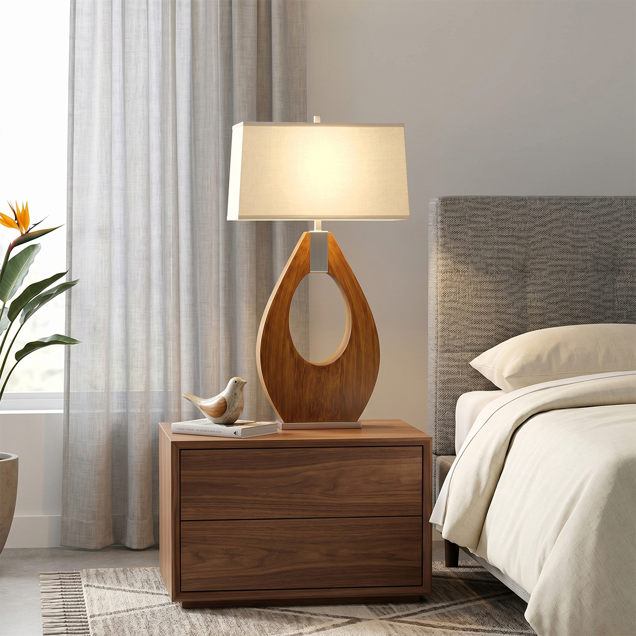 Pearson Table Lamp - Pecan