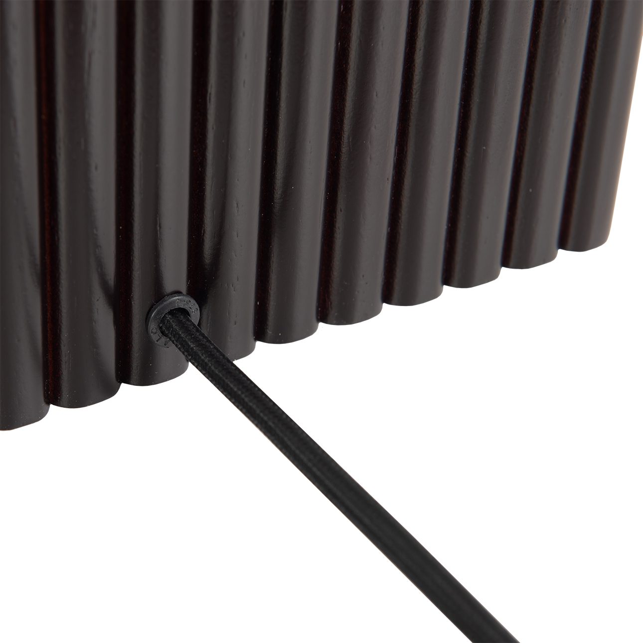 Torque Accent Floor Lamp in Ebony Finish
