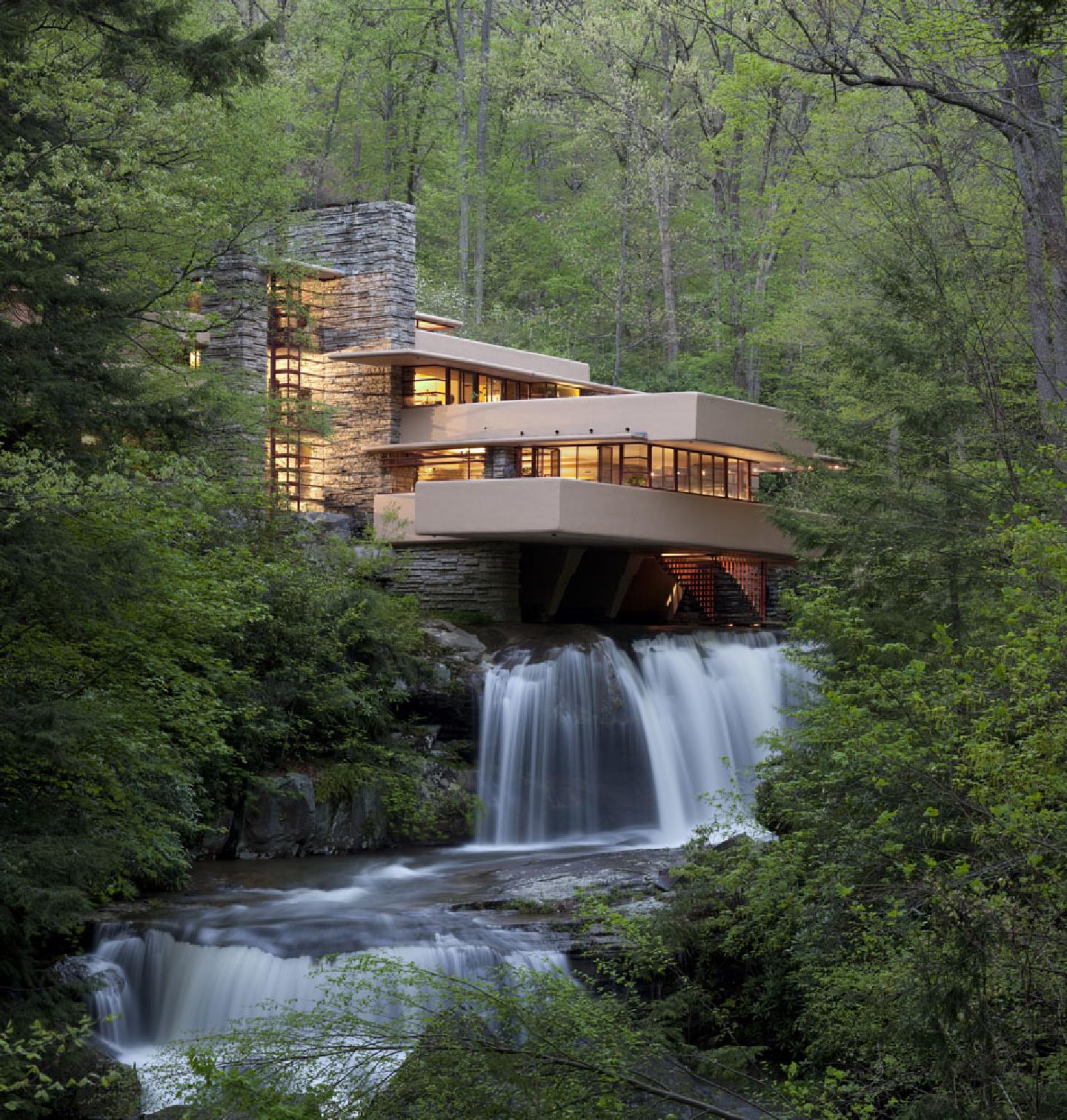 fallingwater- arts and crafts furniture style