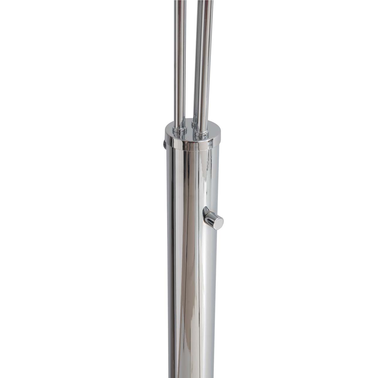Marilyn Three Light Arc Floor Lamp in Chrome with Crystal Glow