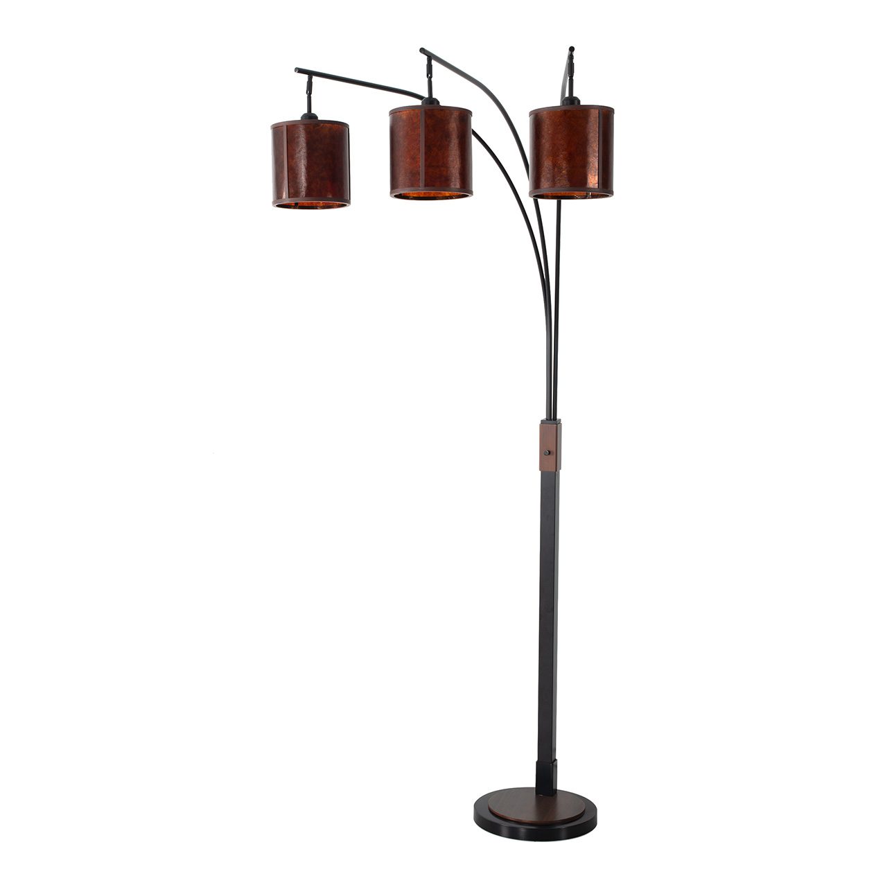 Layers Three Lite Arc Floor Lamp with Dimmer Switch