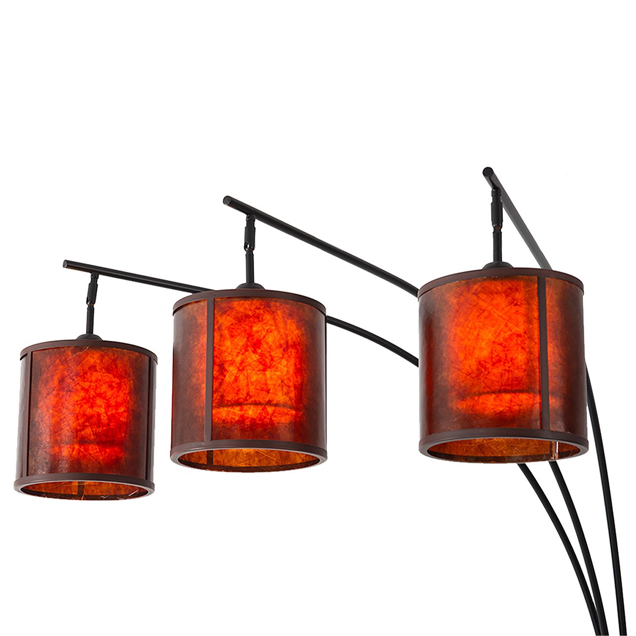 Layers Three Lite Arc Floor Lamp with Dimmer Switch