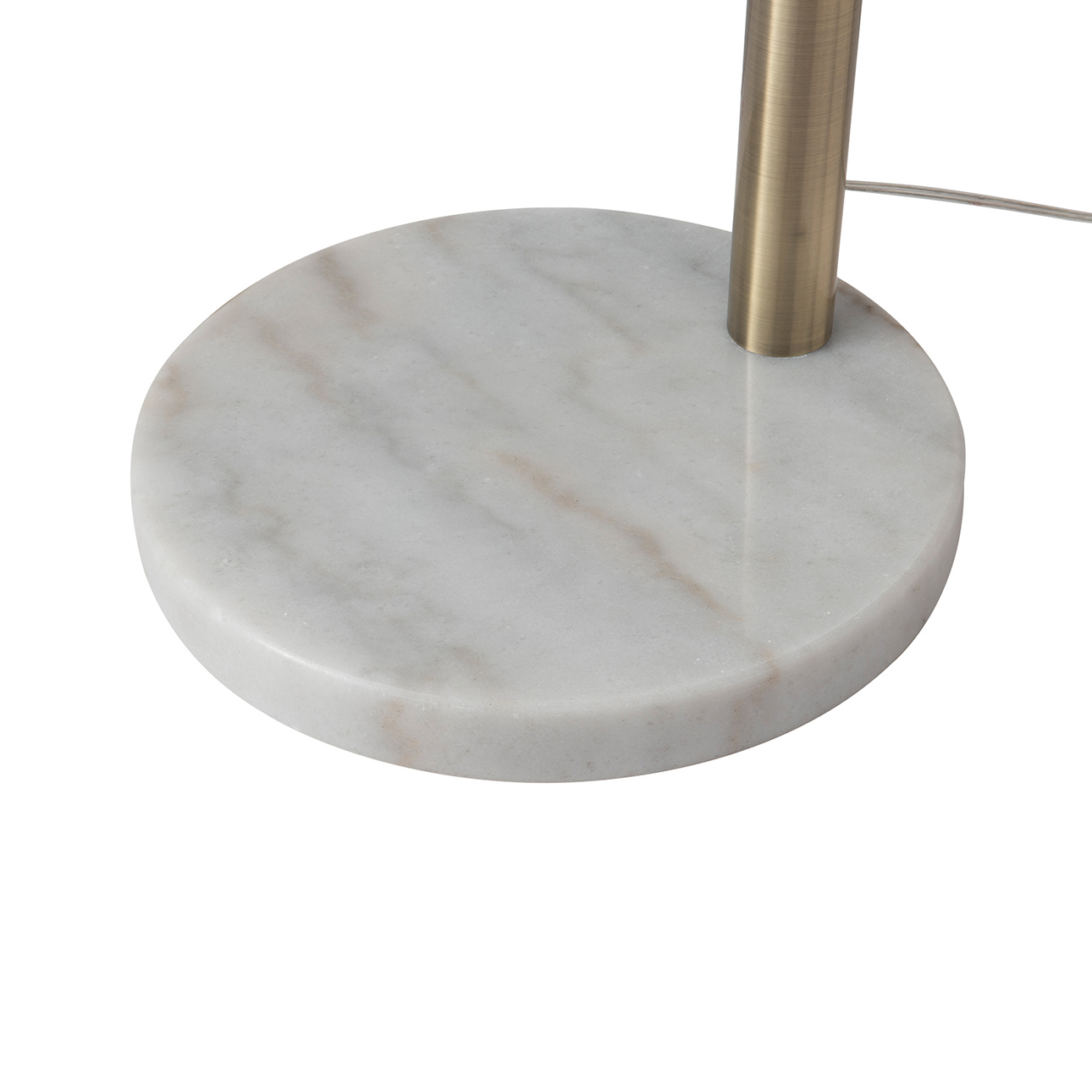 Moraga Three Light Arc Floor Lamp in Brass Finish