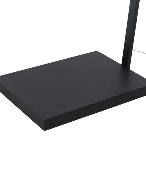 Arc Lamp Stand in Matte Black