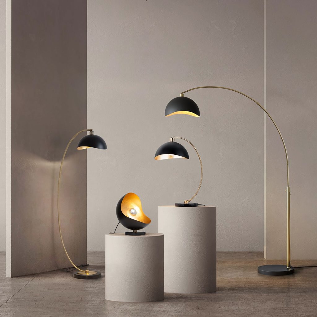 Arc lamps is one of best style of mid-century lighting