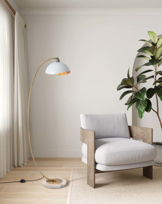 Luna Bella White Arc: The Ultimate Guide to Arc Floor Lamps for Your Home Office