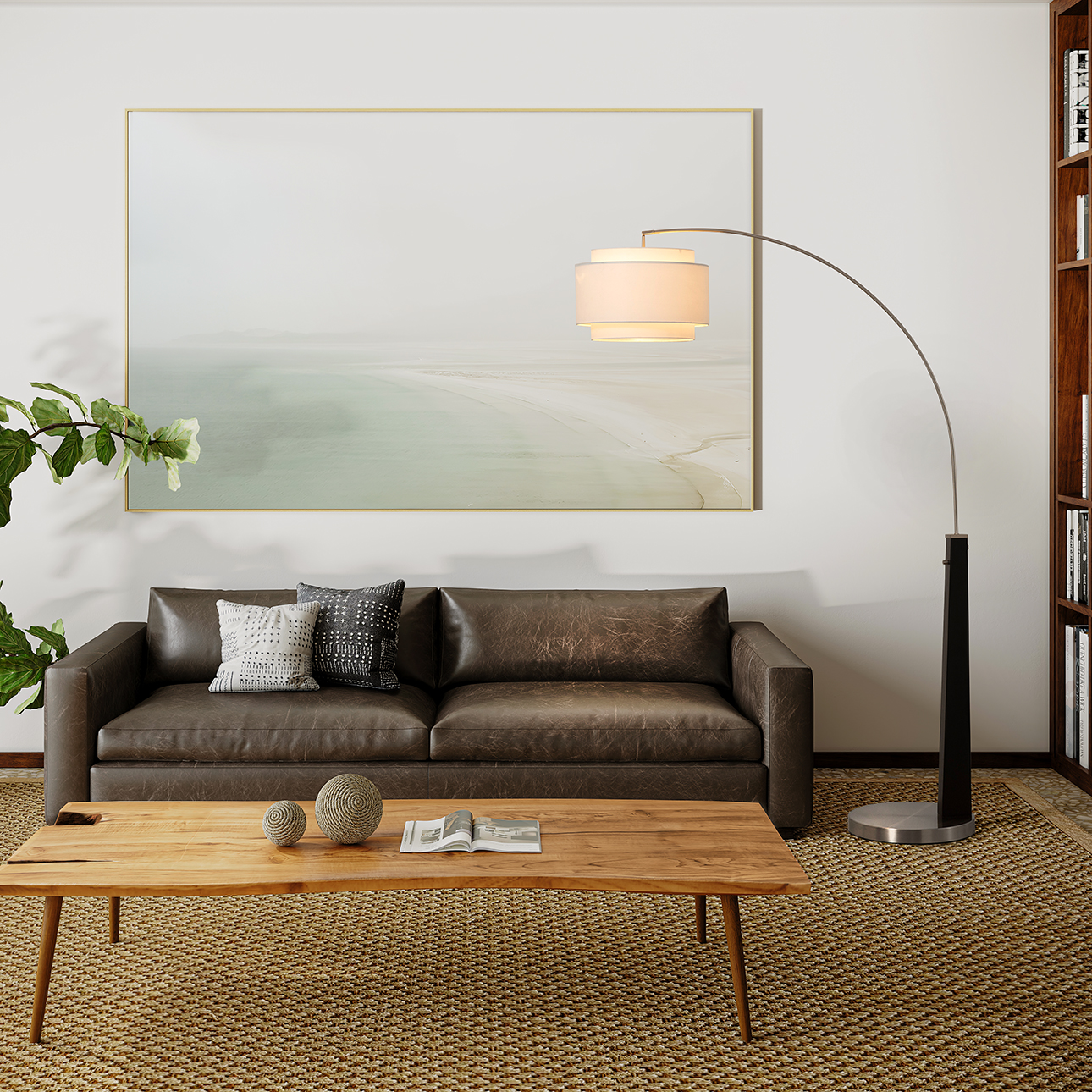 Coronado Arc Floor Lamp with Warm Ambient Glow