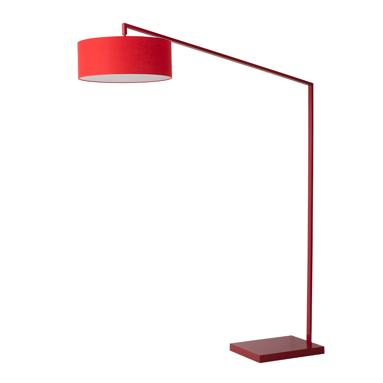 Stretch Arc Floor Lamp - Red, 87" Height