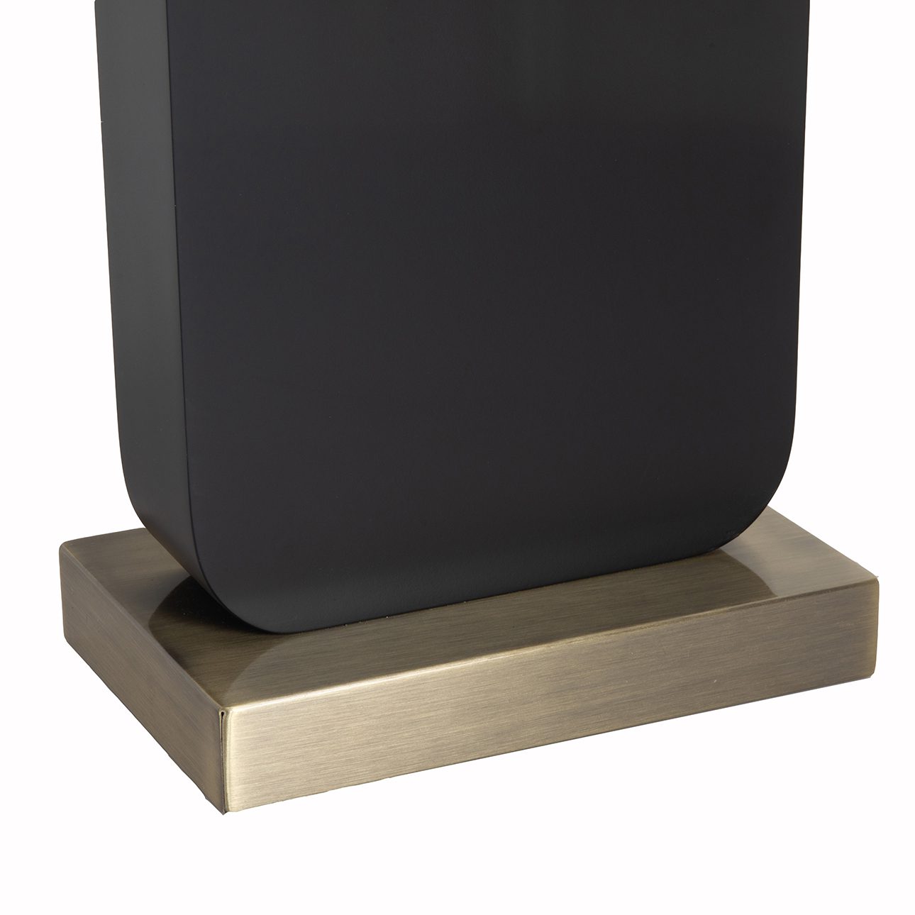 Laurel Table Lamp in Ebony with Warm Ambient Glow