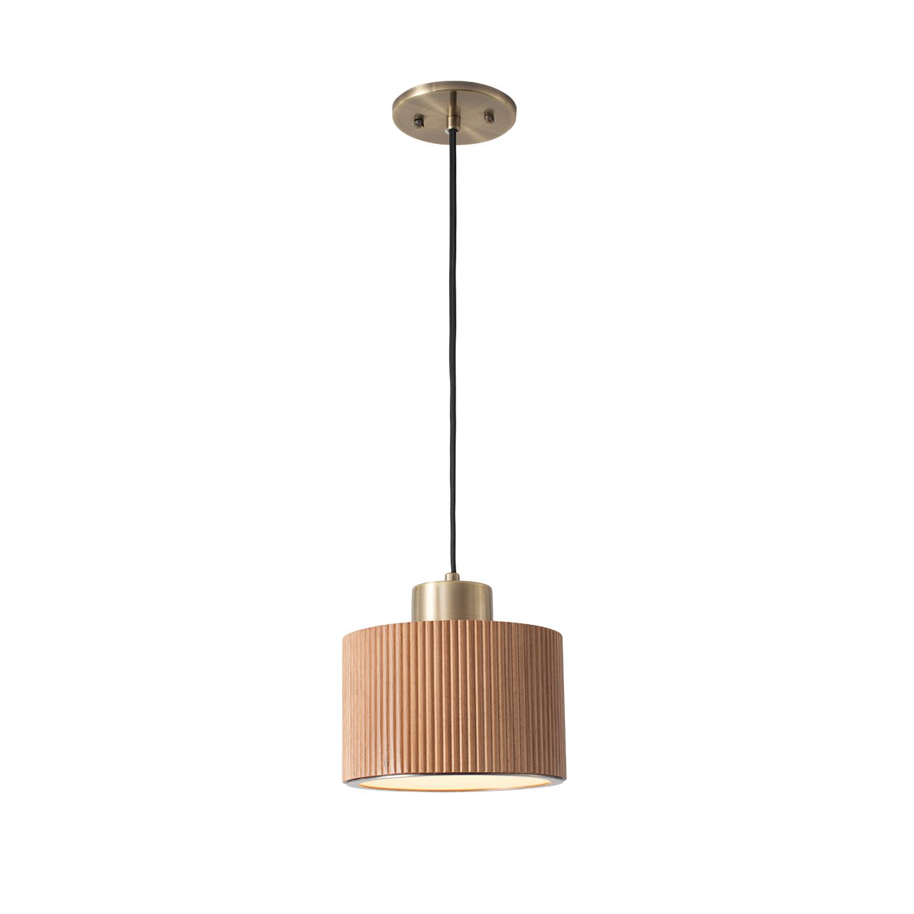 Tambo Pendant Light - Natural Ash 10" Diameter