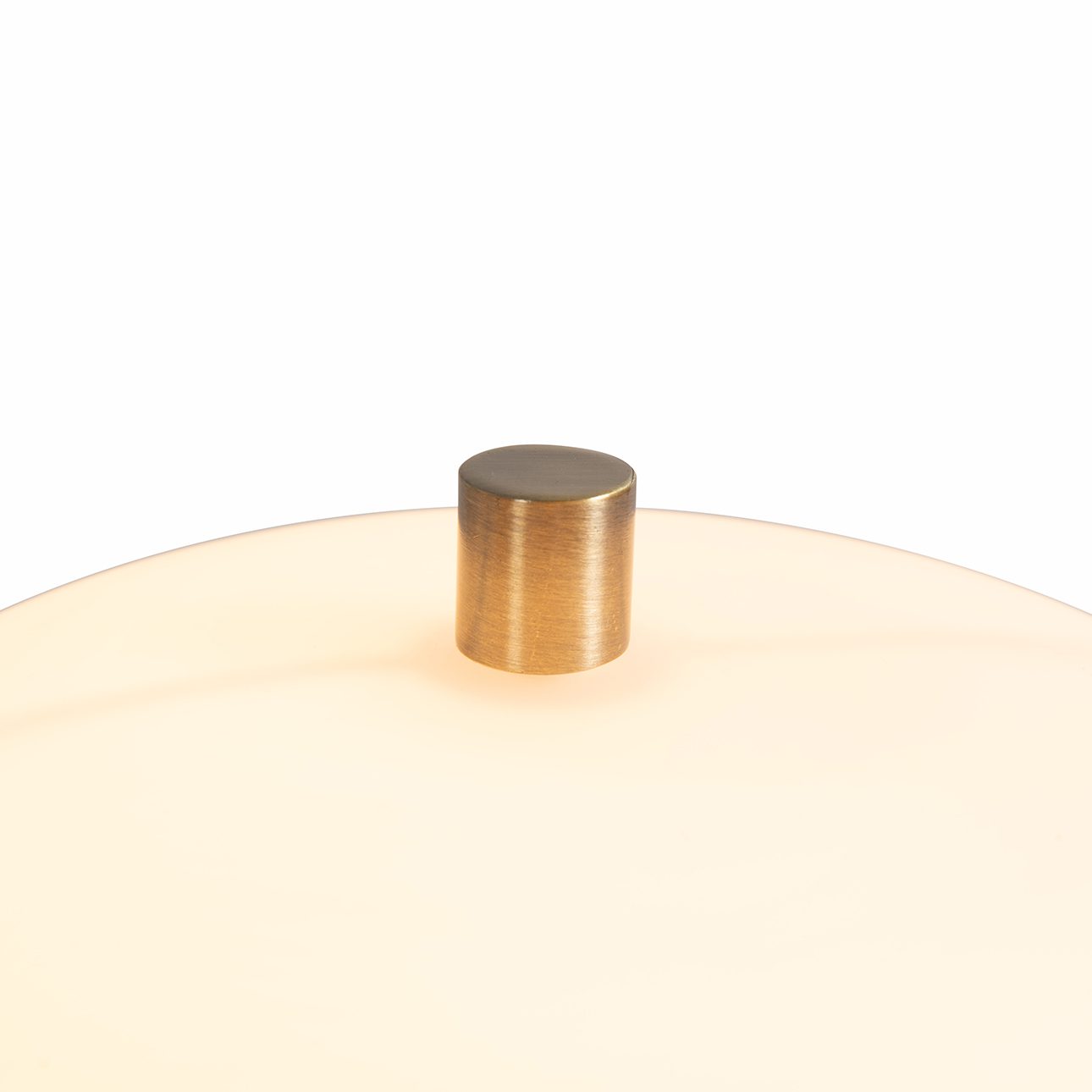 Tambo Walnut Table Lamp with Brass Accent