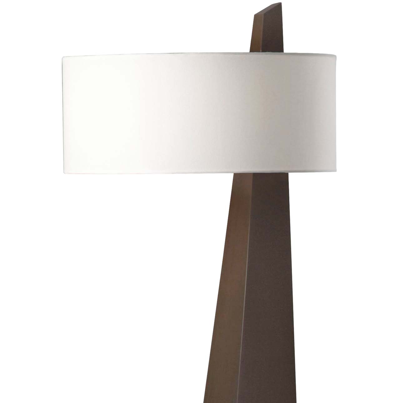 Obelisk Floor Lamp - Dark Walnut