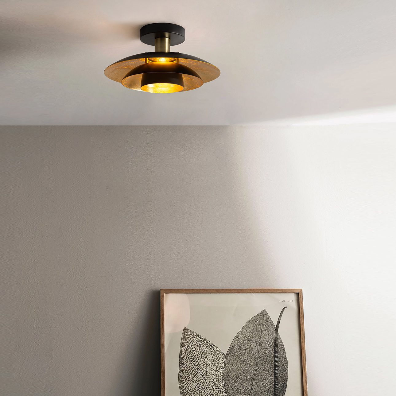 Rancho Mirage Flush Mount Ceiling Light - Matte Black