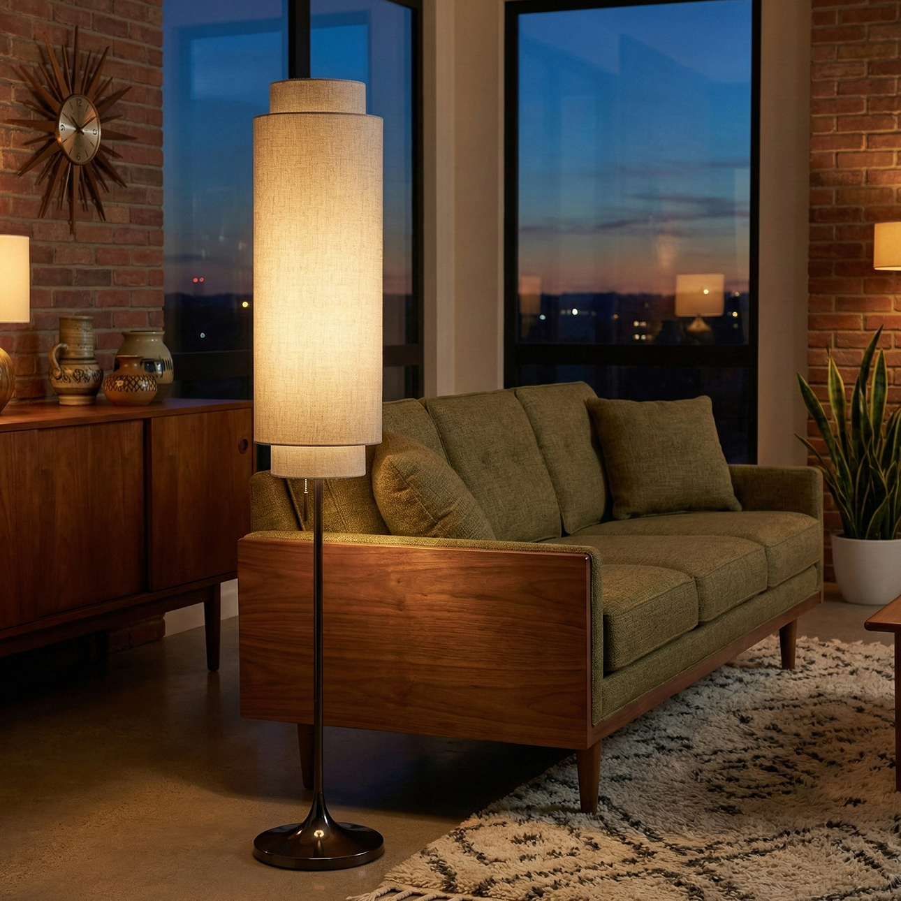Lollipop Floor Lamp - Cashmere Gray