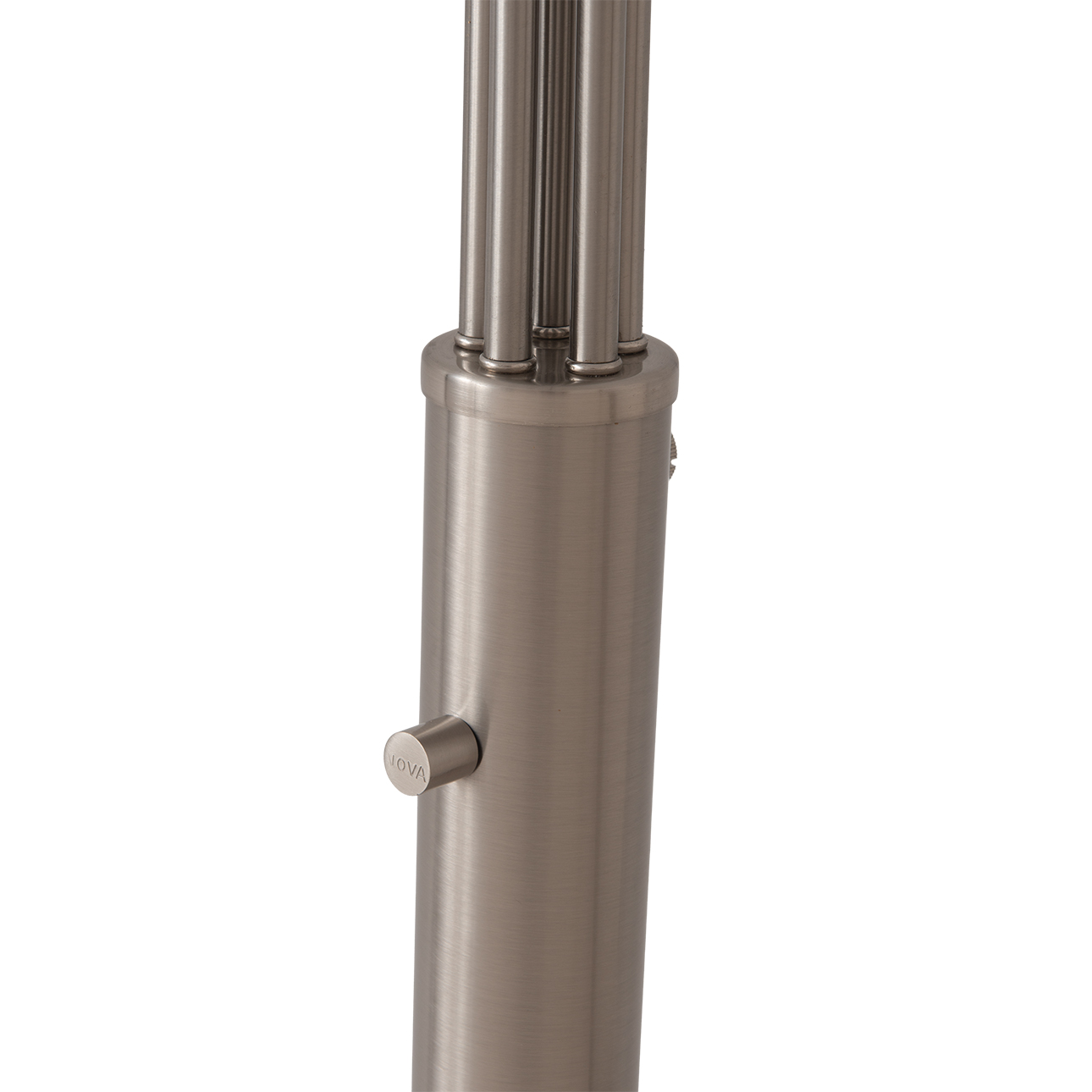 Original 1963 Mushroom 5 Light Arc Floor Lamp - Satin Nickel