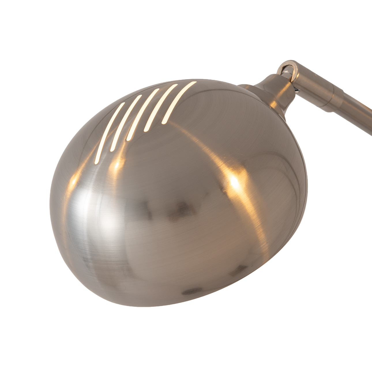 Original 1963 Mushroom 5 Light Arc Floor Lamp - Satin Nickel