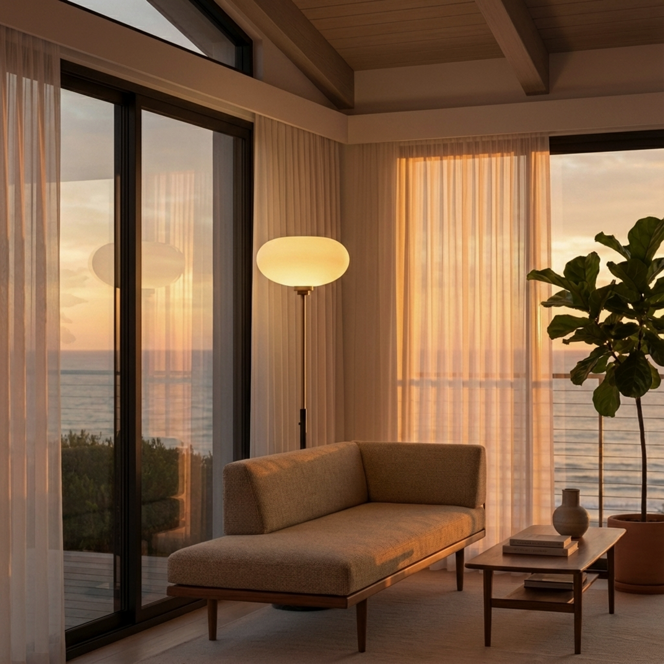 Morelli Torchiere Floor Lamp in Weathered Brass with Lucite Shade