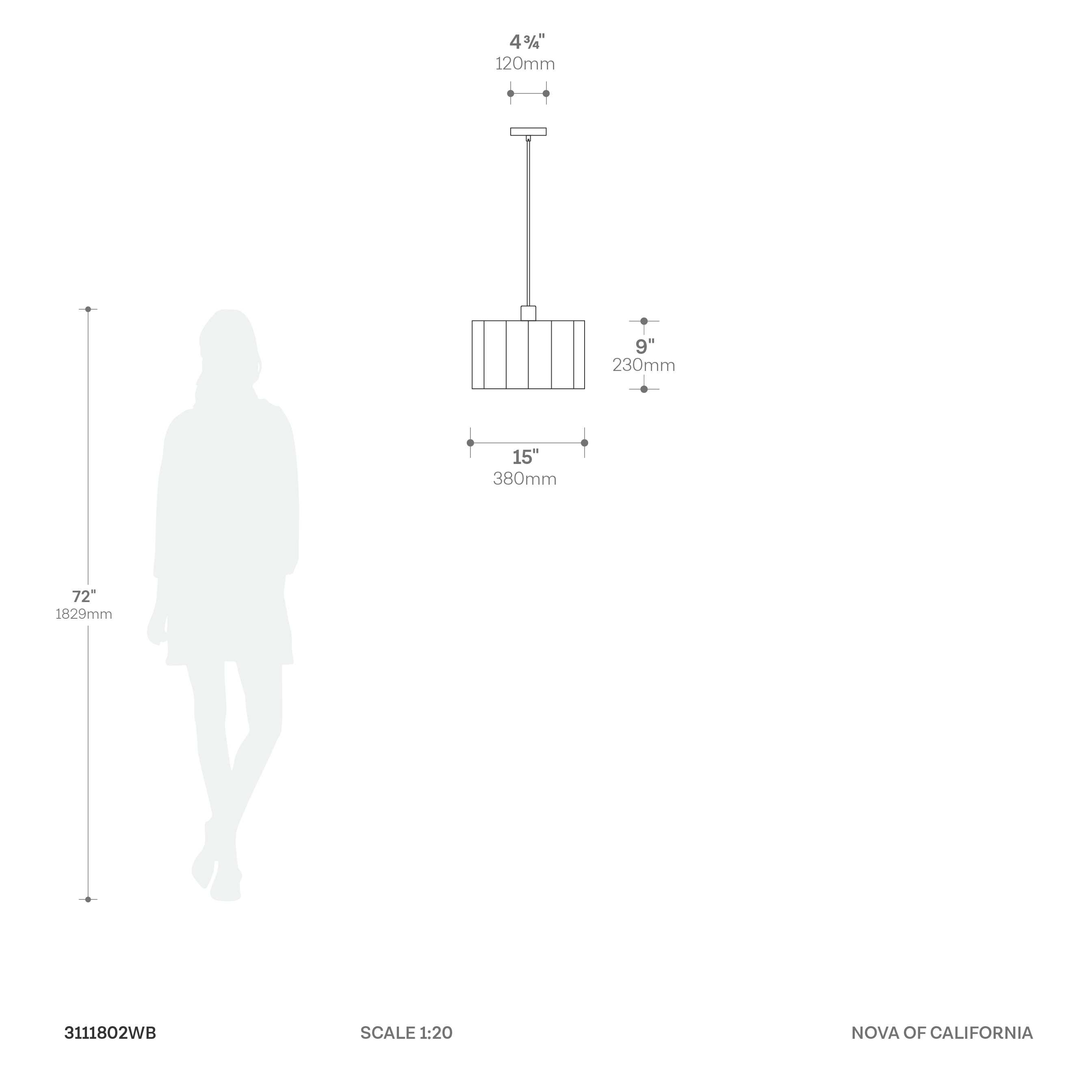 Scalloped Pendant Light - Weathered Brass