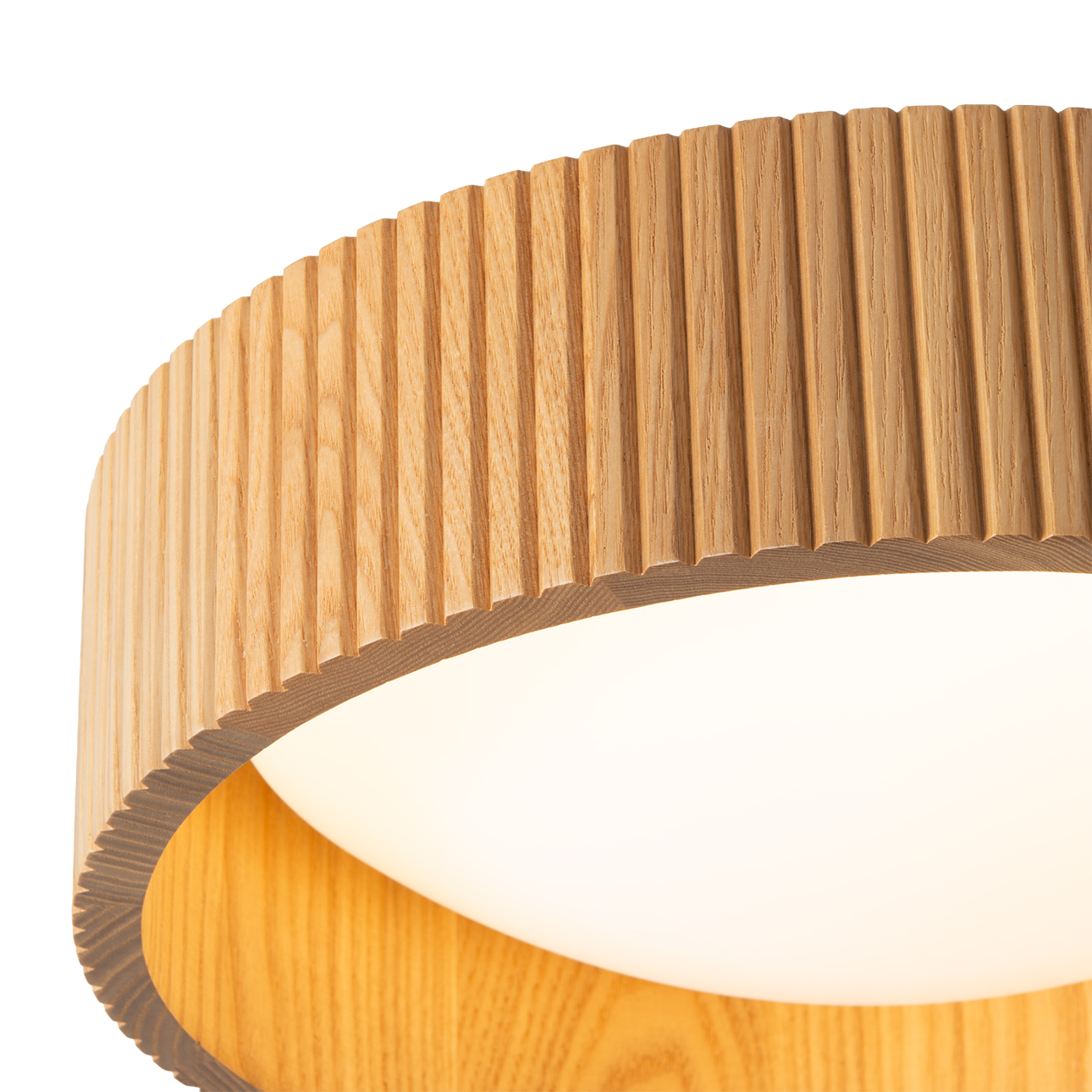 Tambo 14" Flush Mount Ceiling Light - Natural Ash