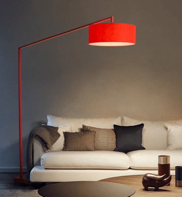 rc reading lamps work well for task lighting, while shaded arc lamps provide ambient coverage.