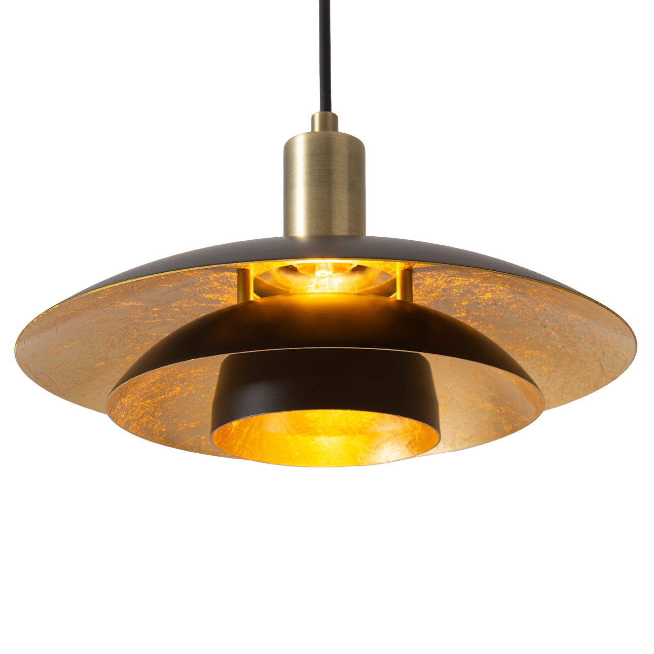 Rancho Mirage Small 12" OD Pendant Light - Matte Black