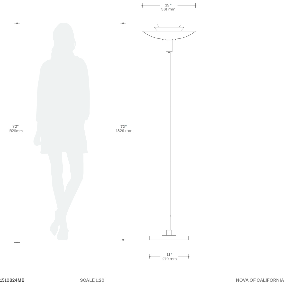 Rancho Mirage Torchiere Floor Lamp