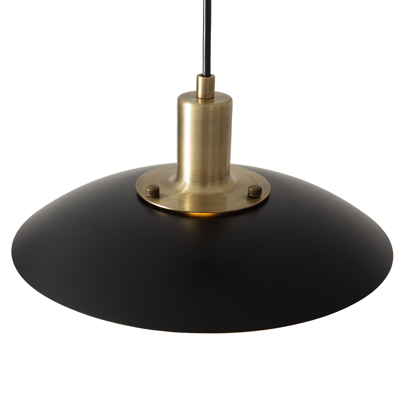 Rancho Mirage Small 12" OD Pendant Light - Matte Black