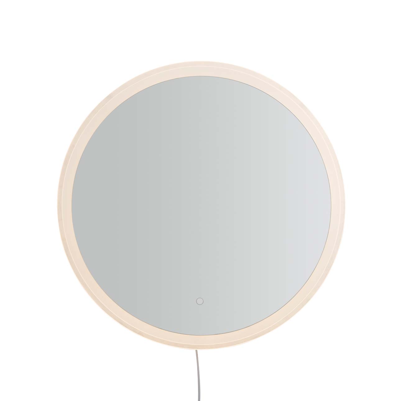 Super Star Round LED Wall Mirror with Bright Ambient Glow
