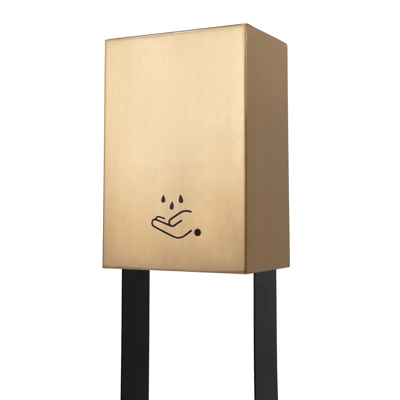 Luxe Hand Sanitizer Dispenser for Desk in Brass Finish