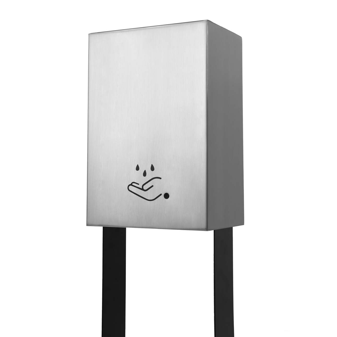 Luxe Touchless Hand Sanitizer Dispenser Tabletop in Nickel