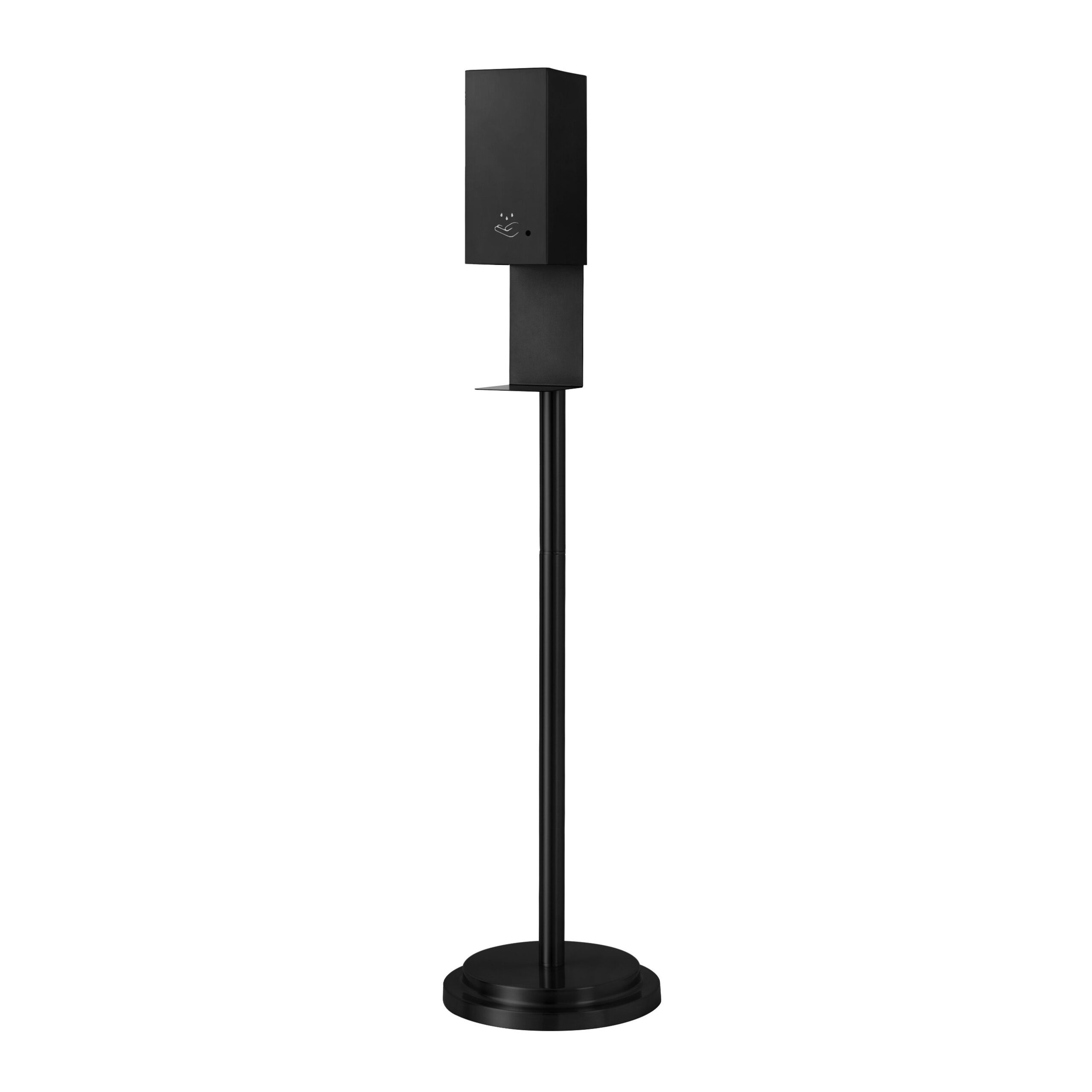Luxe Floor Standing Touchless Hand Sanitizer Dispenser - Matte Black
