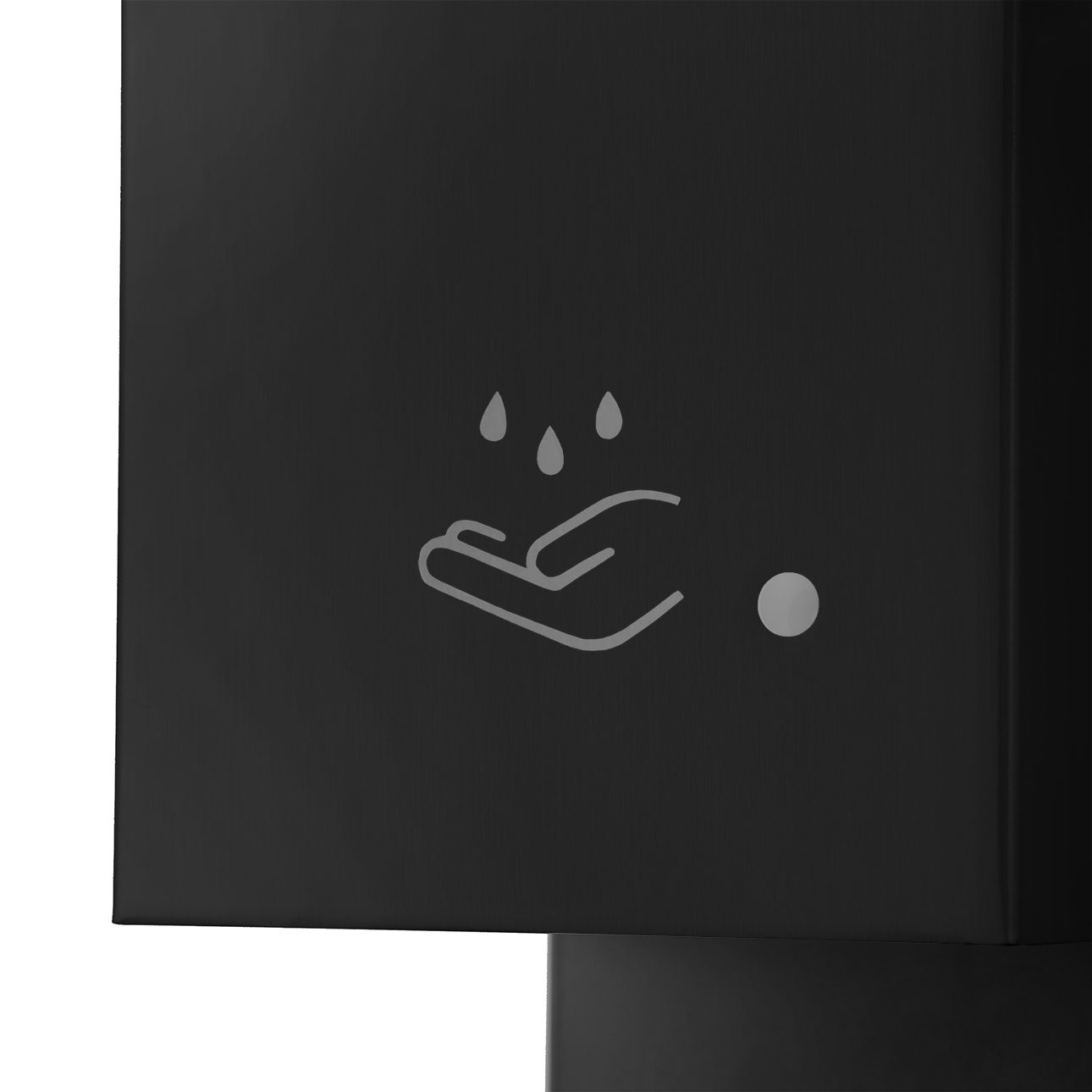Luxe Wall Mounted Touchless Hand Sanitizer Dispenser - Matte Black