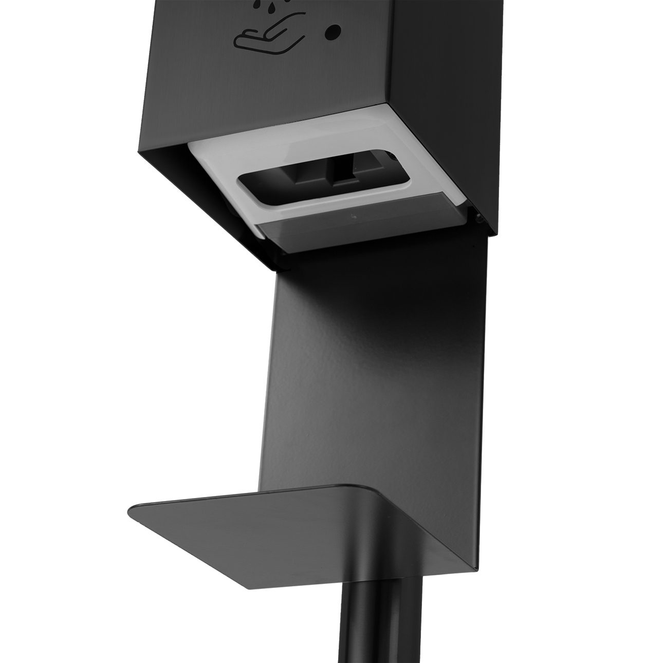 Luxe Wall Mounted Touchless Hand Sanitizer Dispenser - Matte Black