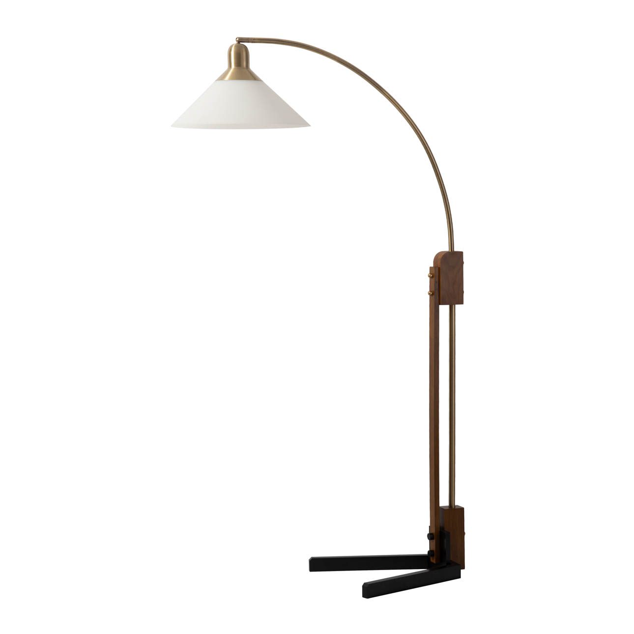 Melmar Chairside Arc Floor Lamp with Warm Glow