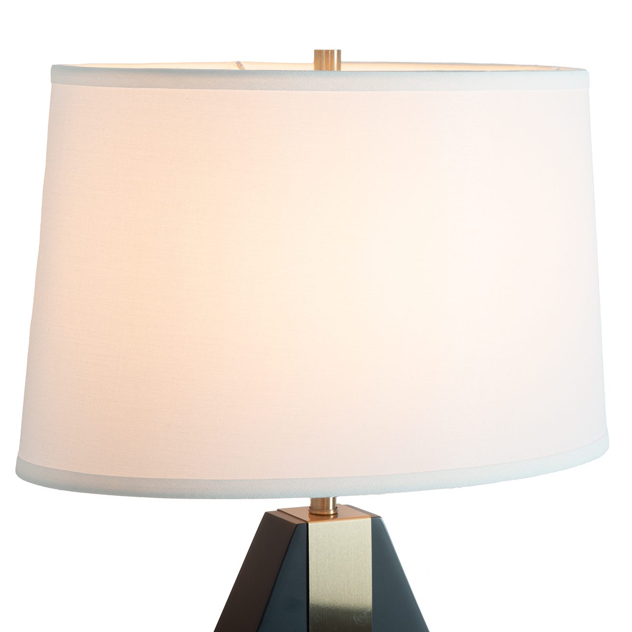 Pearson Contemporary Table Lamp in Ebony and Brass