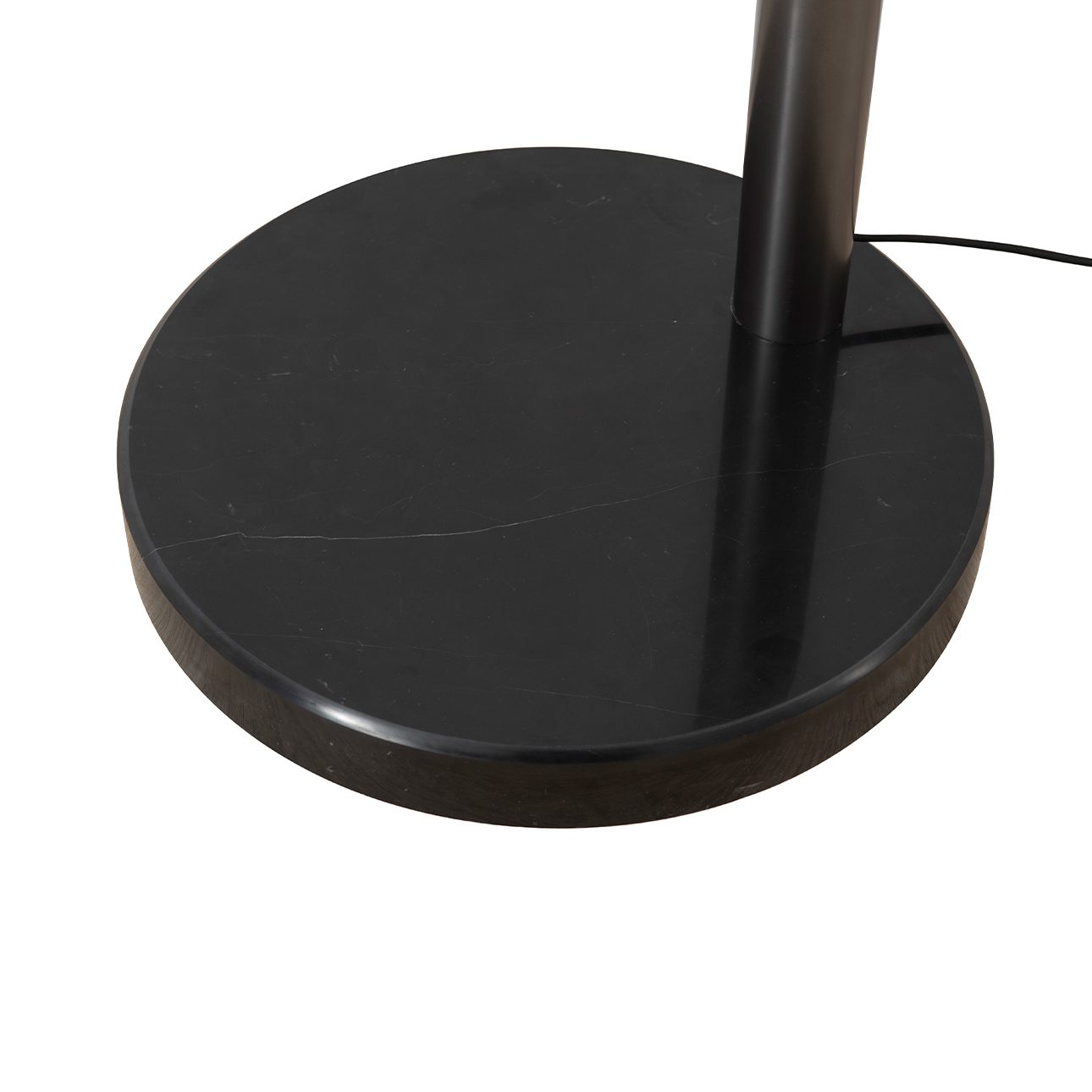 Palm Springs One Light Arc Floor Lamp in Gunmetal Greyscale