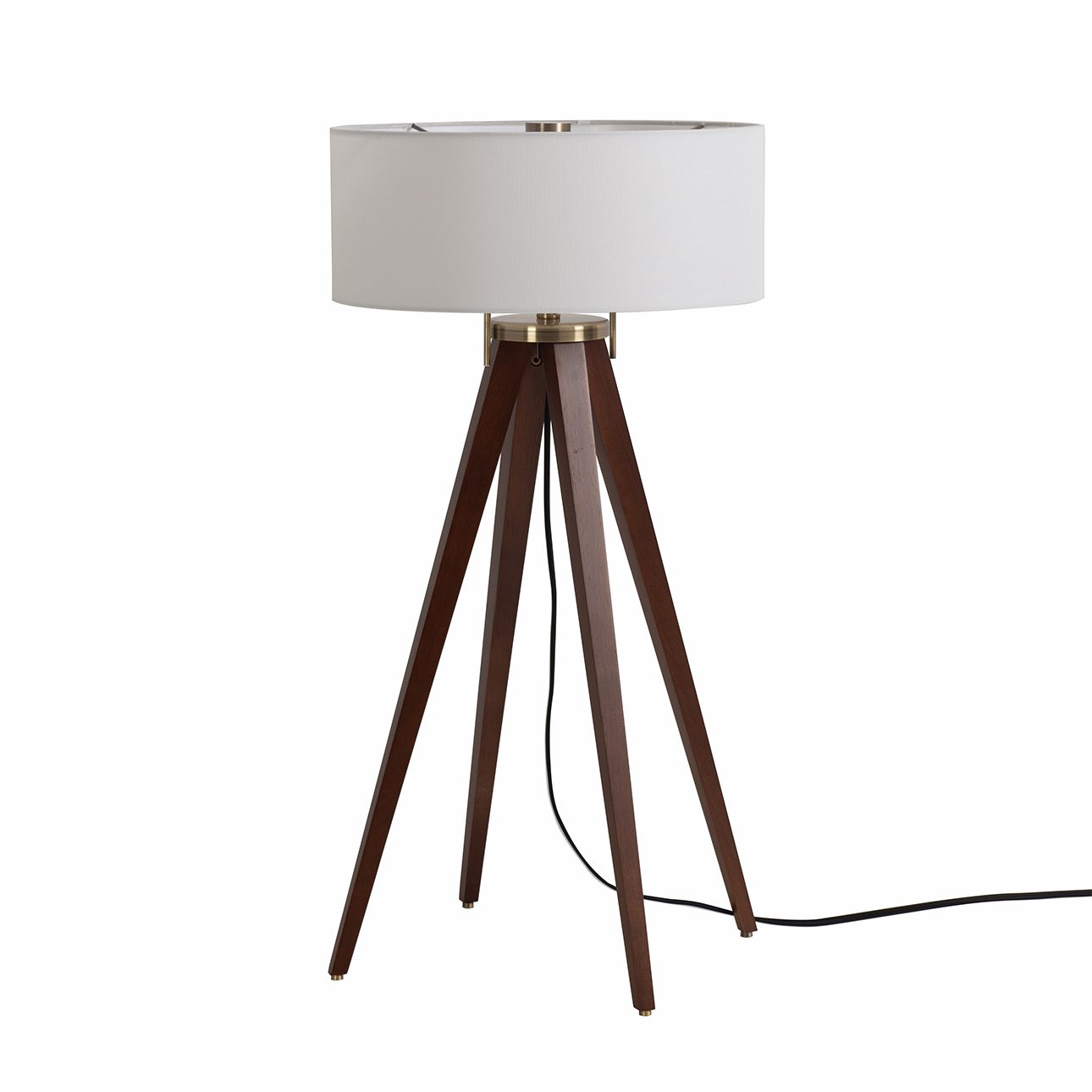 Quattro Table Lamp – Weathered Brass,