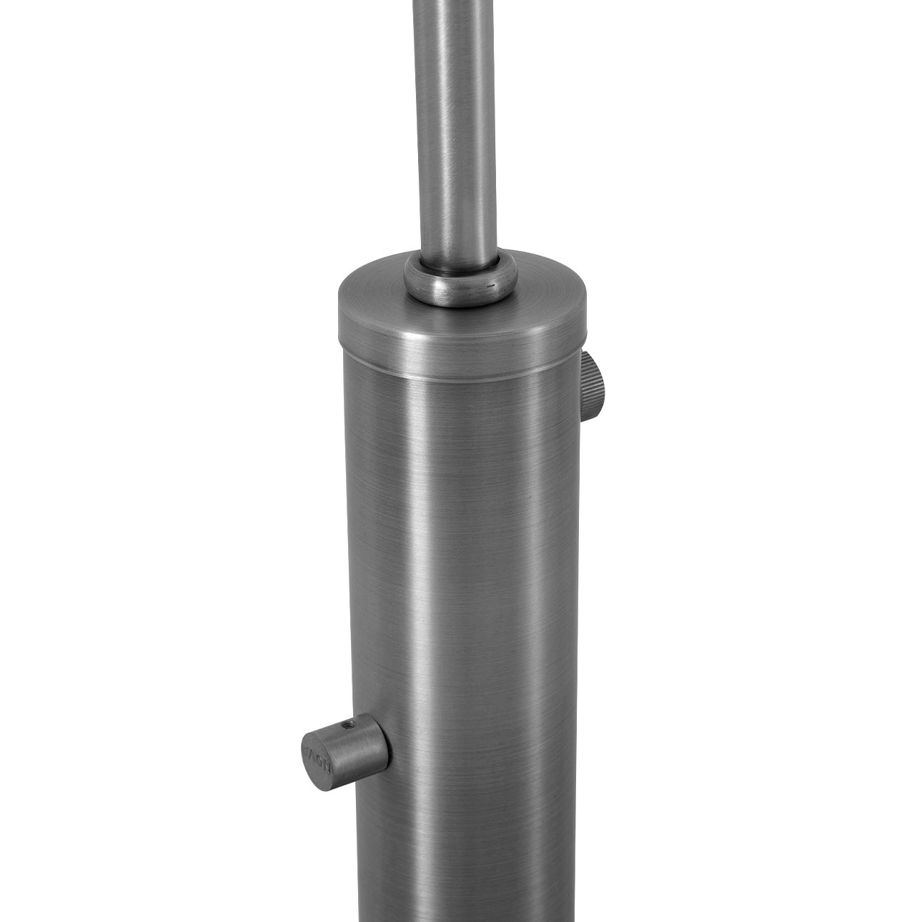 Rancho Mirage One Light Arc Floor Lamp in Nickel Black Silver
