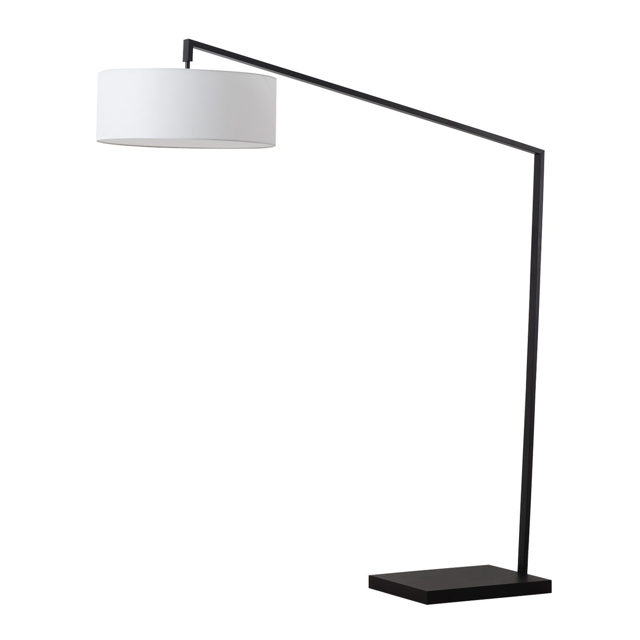 Stretch Arc Floor Lamp - Matte Black 87" Height