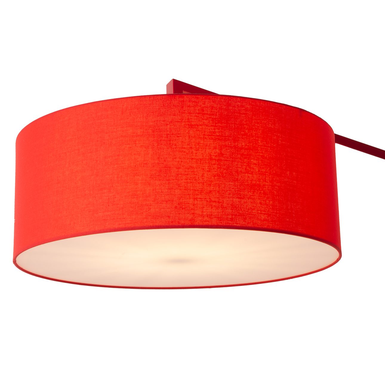 Stretch Arc Floor Lamp - Red, 87" Height