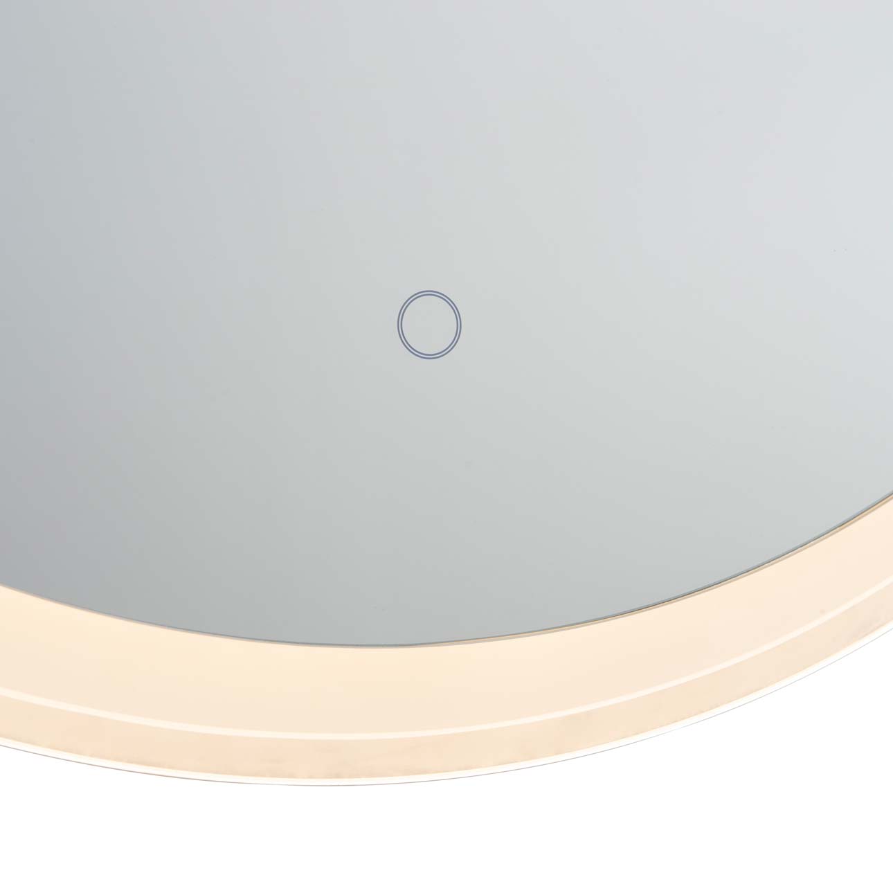 Super Star Round LED Wall Mirror with Bright Ambient Glow