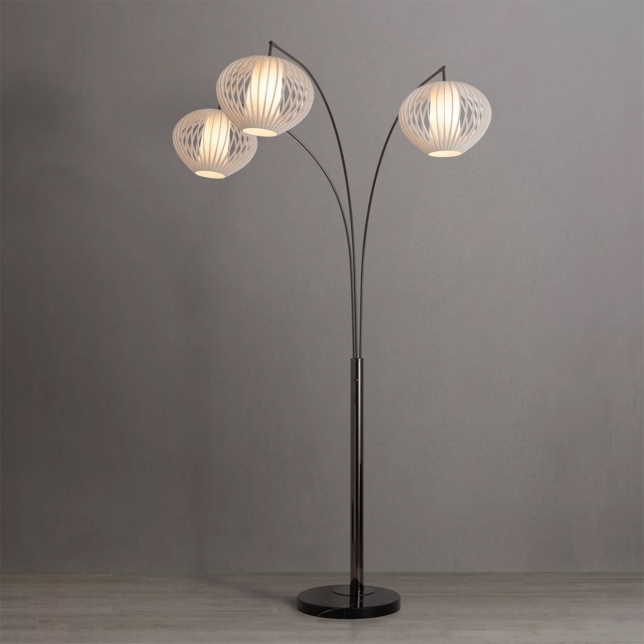 Bloom 3-Light Arc Floor Lamp