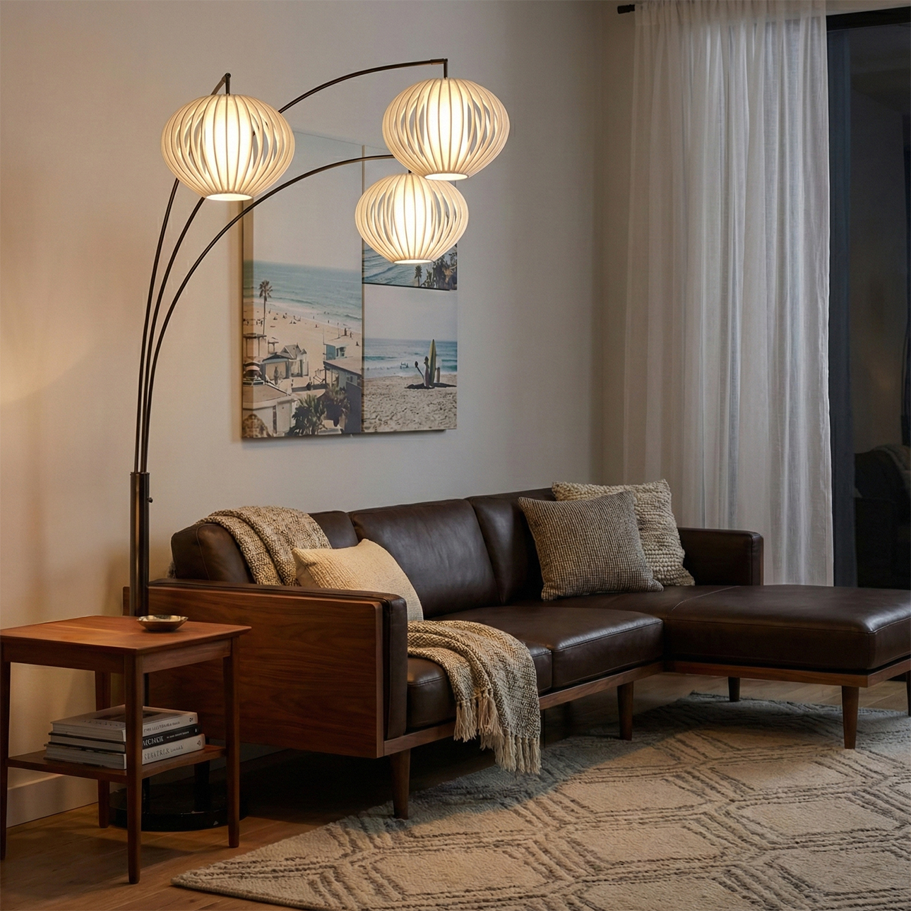 Bloom 3-Light Arc Floor Lamp