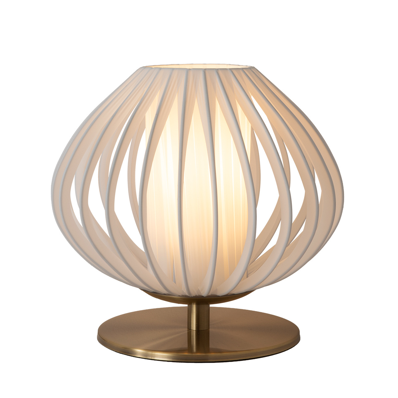 Bloom Accent Table Lamp - Weathered Brass