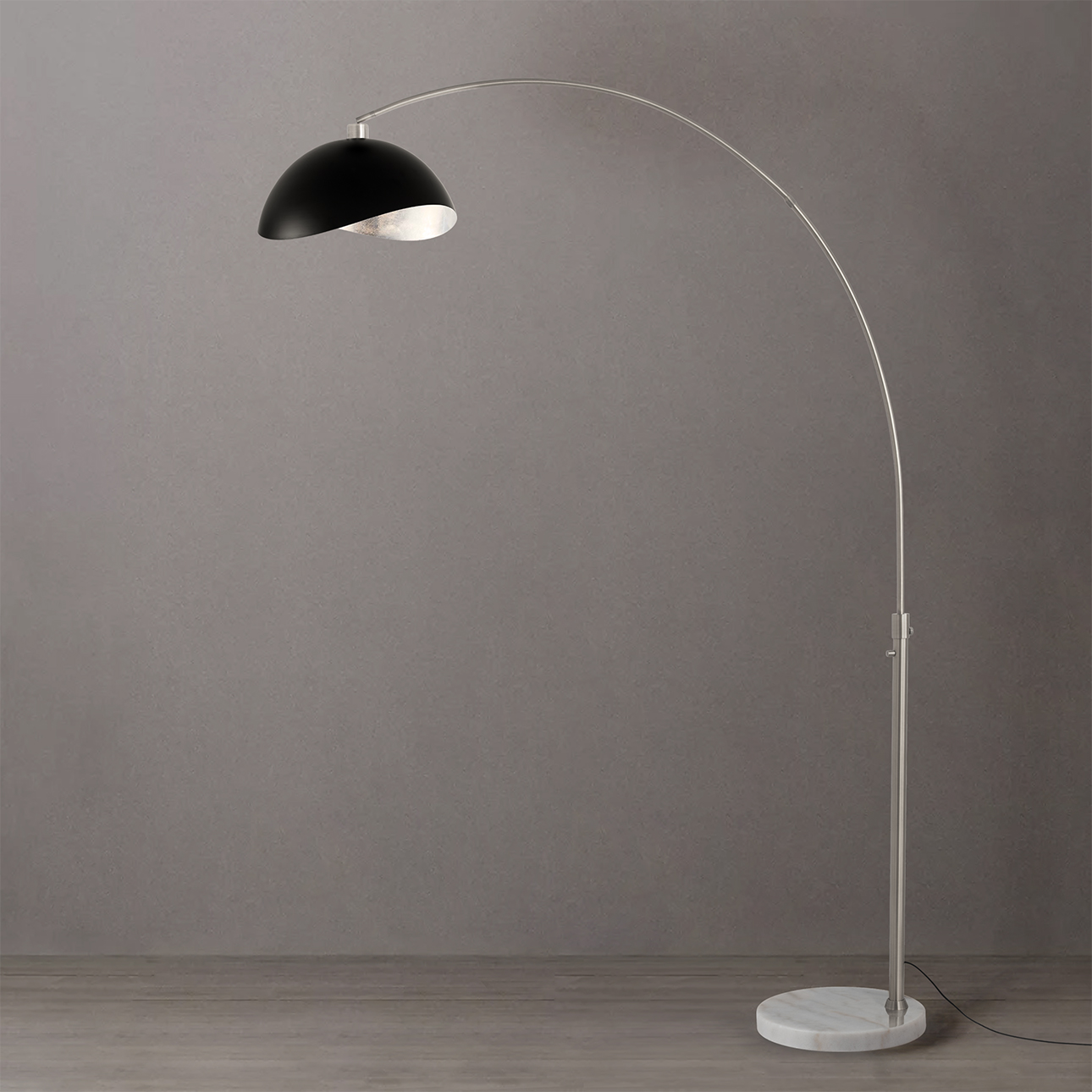 Luna Bella 92″ Arc Lamp, Column, Dimmable, LED