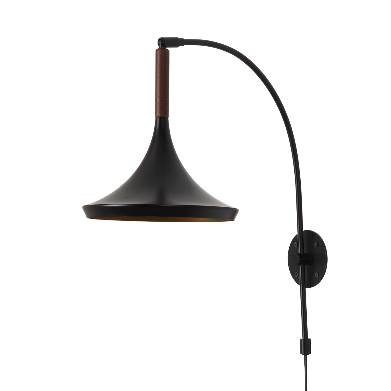 Lodi Plug In Wall Sconce with Warm Ambient Glow
