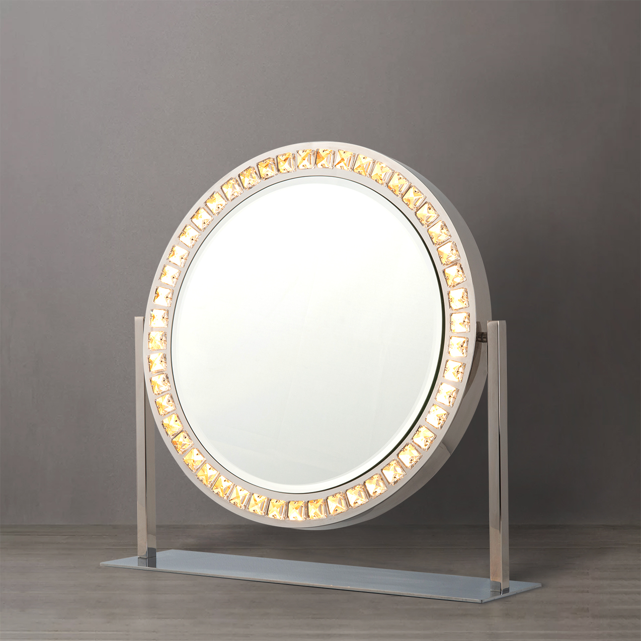 Marilyn Table Top LED Vanity Mirror – Chrome