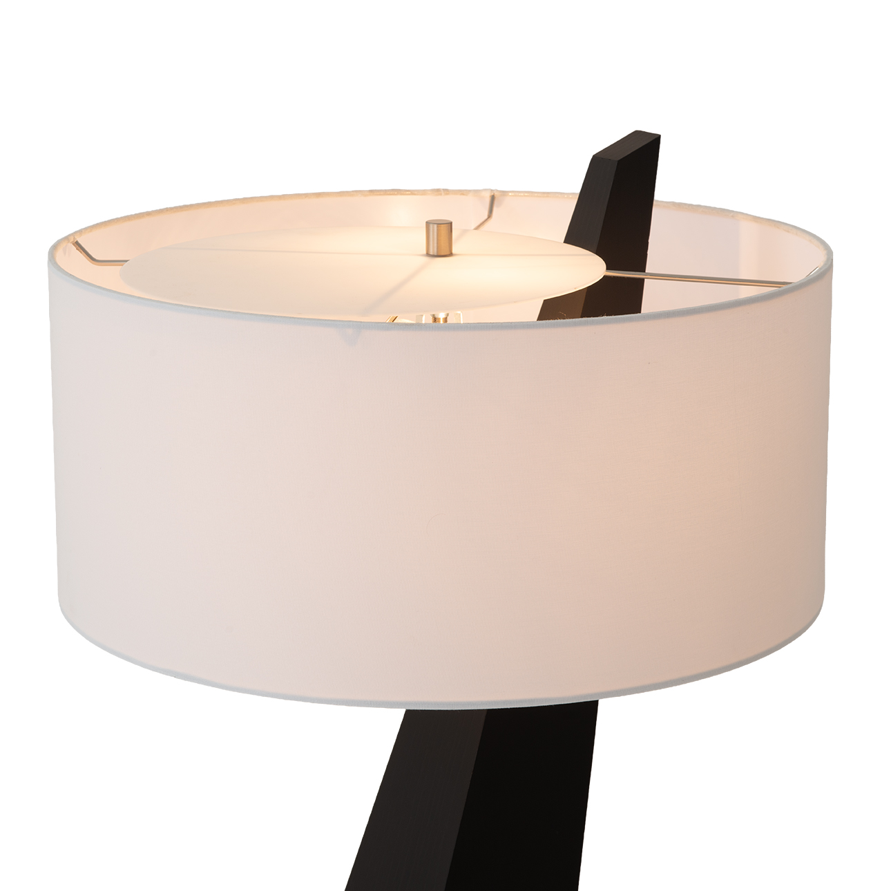 Obelisk Table Lamp - Dark Walnut
